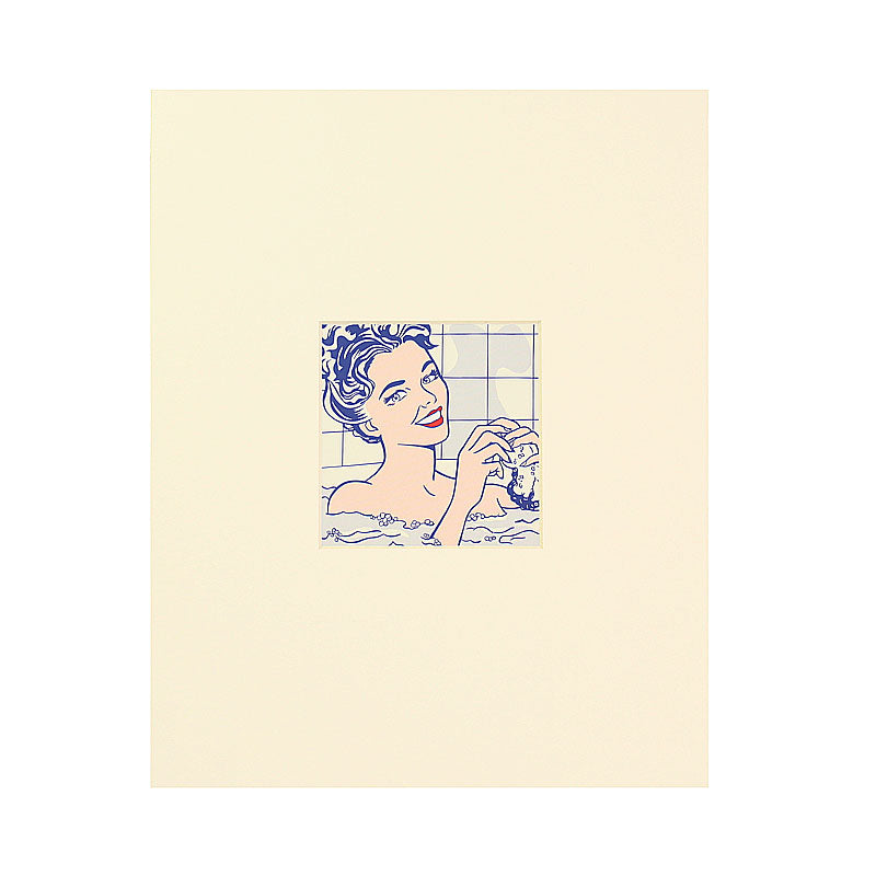 Postcard passe partout Woman in the Bath