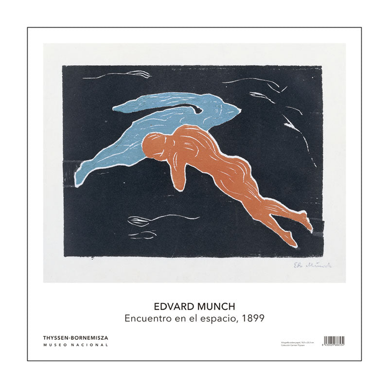 Poster Edvard Munch: Encounter in Space
