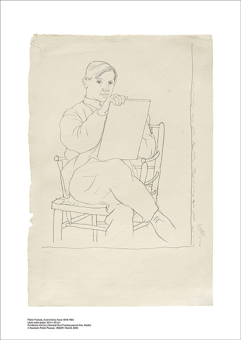 Reproducción papel FineArt Autorretrato