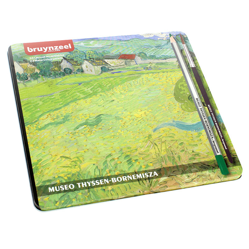 Caja de 24 lápices de colores acuarelables Van Gogh de Bruynzeel
