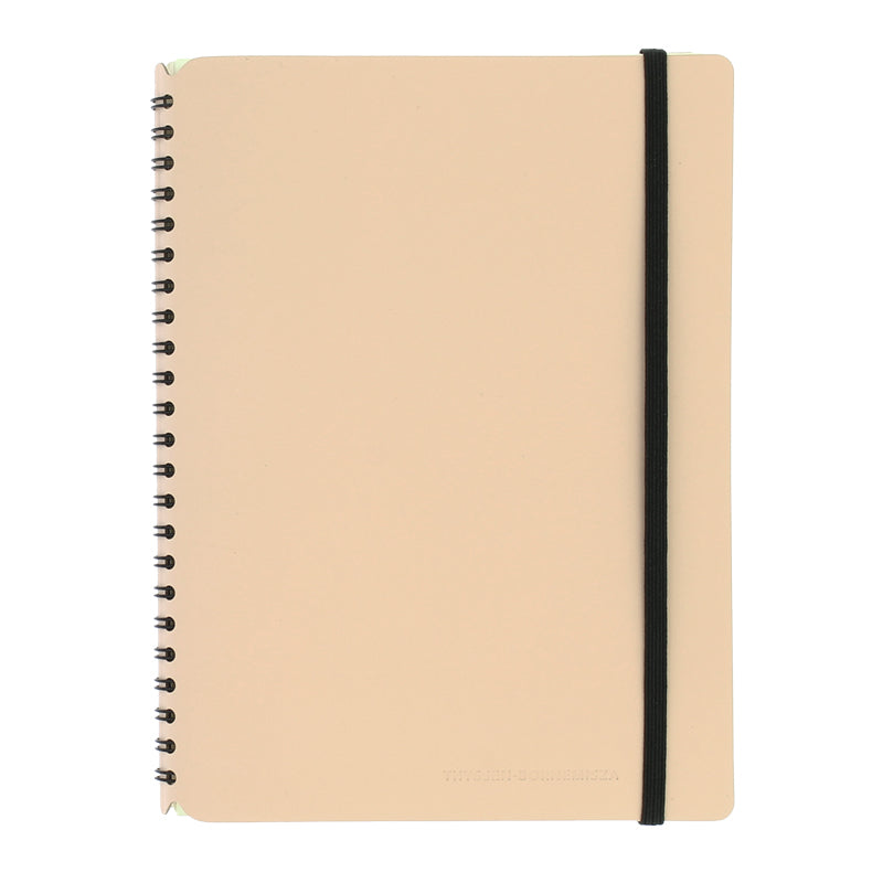Cuaderno A5 de piel reciclada rosa MNTB