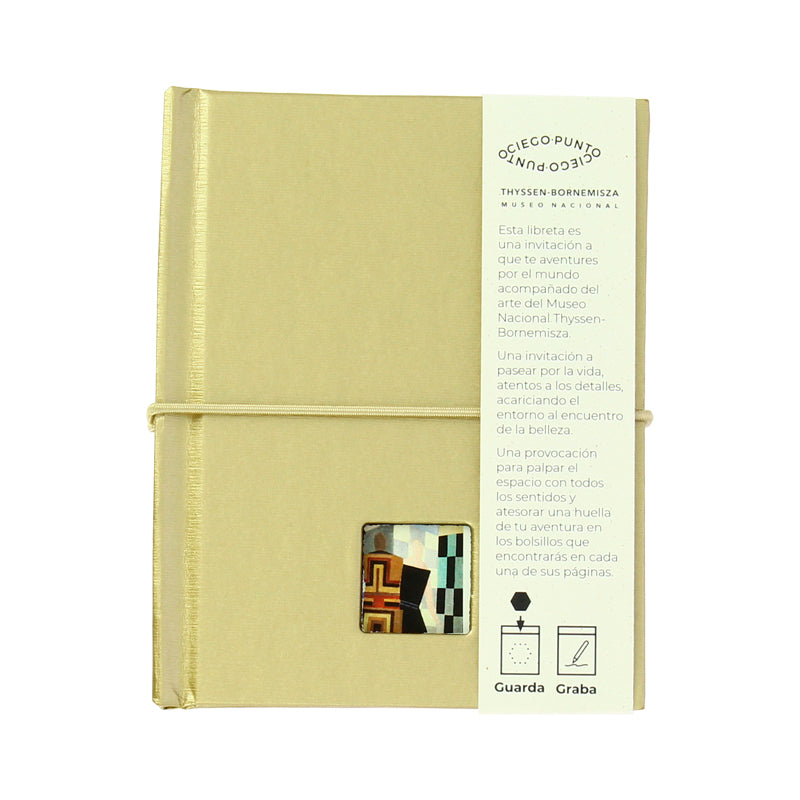 Libreta dorada Vestidos Simultaneos tapa dura