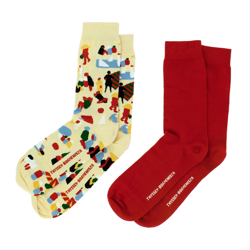 Pack de 2 pares de calcetines Walt Kuhn 41-45