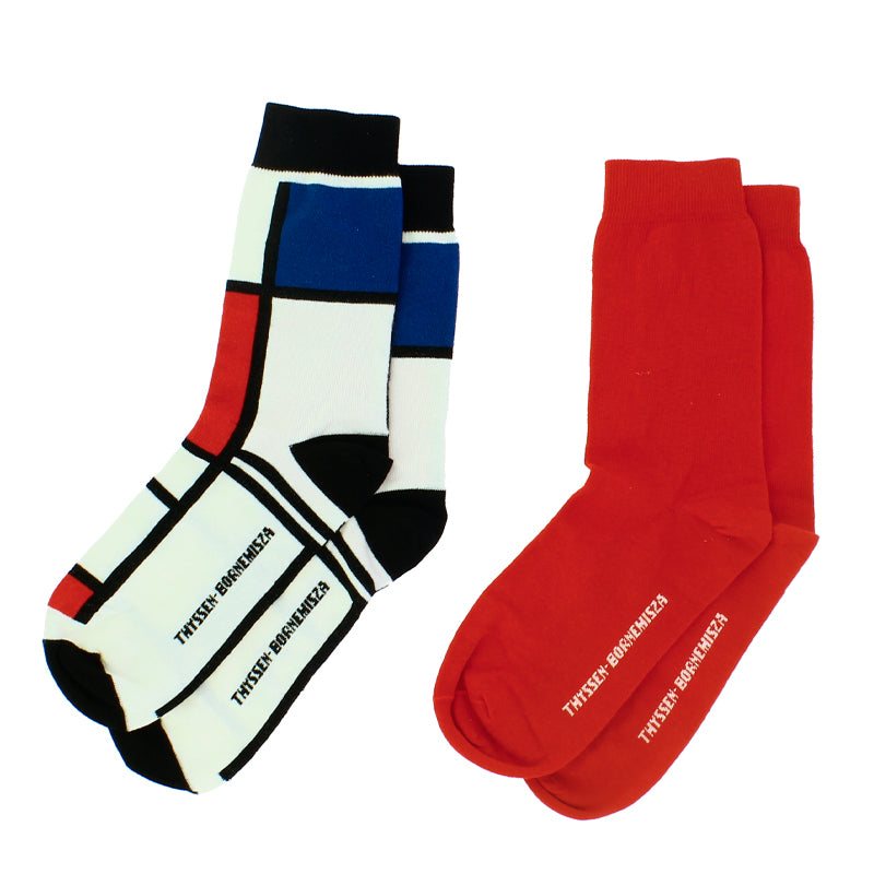 Pack 2 pares de calcetines Mondrian 35-41