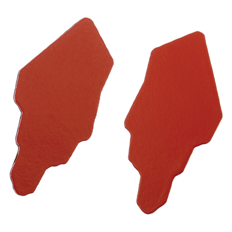 Pendientes rojo lago azul Münter