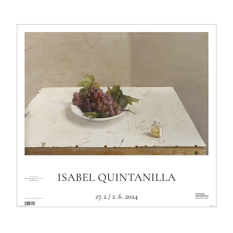 Poster Isabel Quintanilla: The grapes