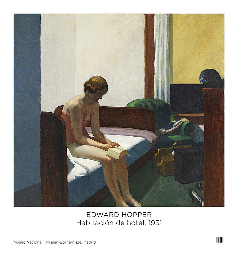 Póster Edward Hopper: Habitación de Hotel