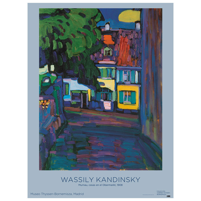 Kandinsky Poster: Murnau, Houses on the Obermarkt