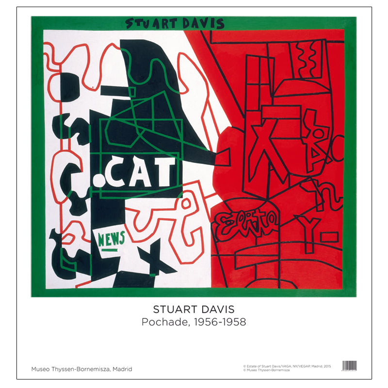 Stuart Davis: Pochade Poster