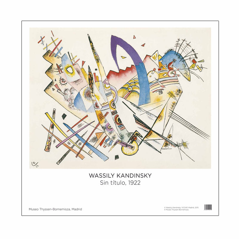 Póster Kandinsky: Sin Título, 1922