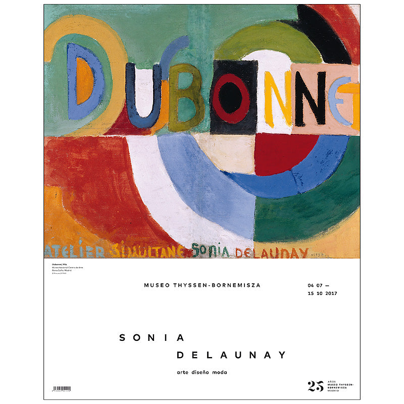 Poster exposición Sonia Delaunay. Arte, diseño y moda: Dubonnet