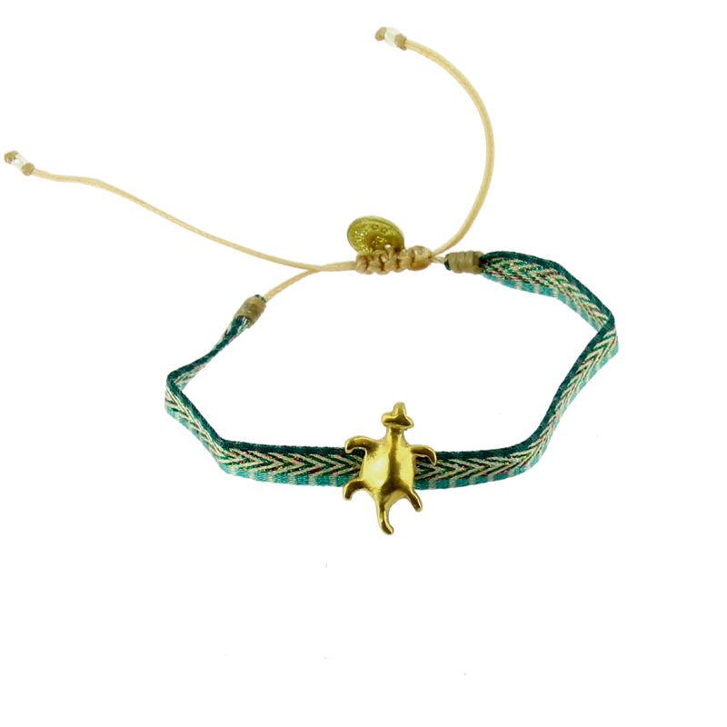 Pulsera textil tortuga Terrafilia