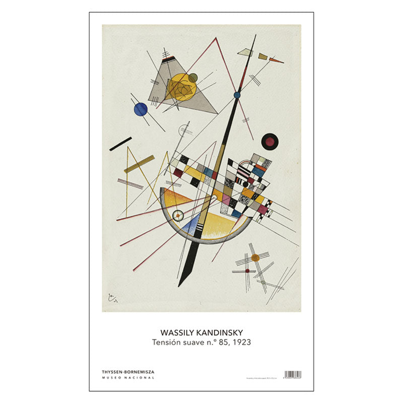 Kandinsky Poster: Gentle Tension No. 85