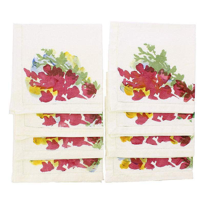 
                  
                    Frieseke Hollyhocks Linen Tablecloth
                  
                