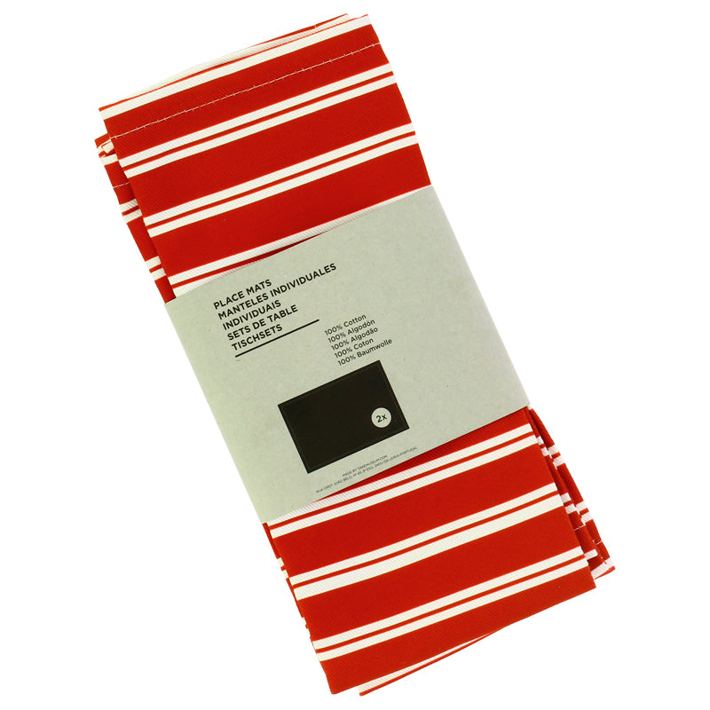 Set de 2 manteles Rojos Brunias