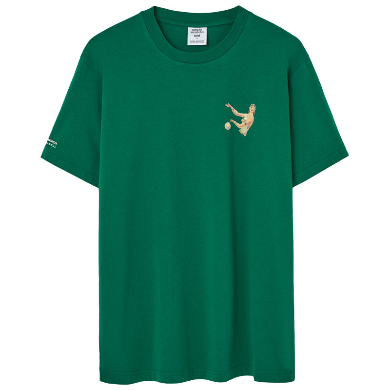 Camiseta verde Smoko x Loreak Mendian